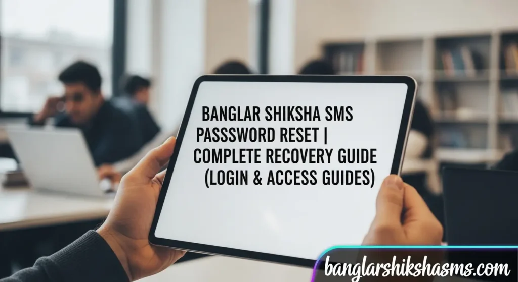 Banglar Shiksha SMS Password Reset | Complete Recovery Guide (Login & Access Guides)