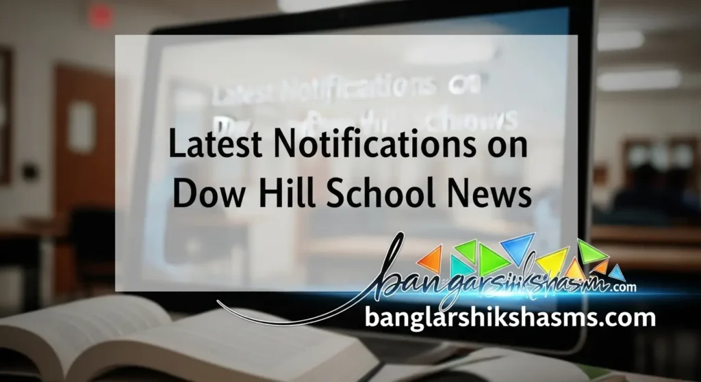 Latest Notifications on Dow Hill School news
