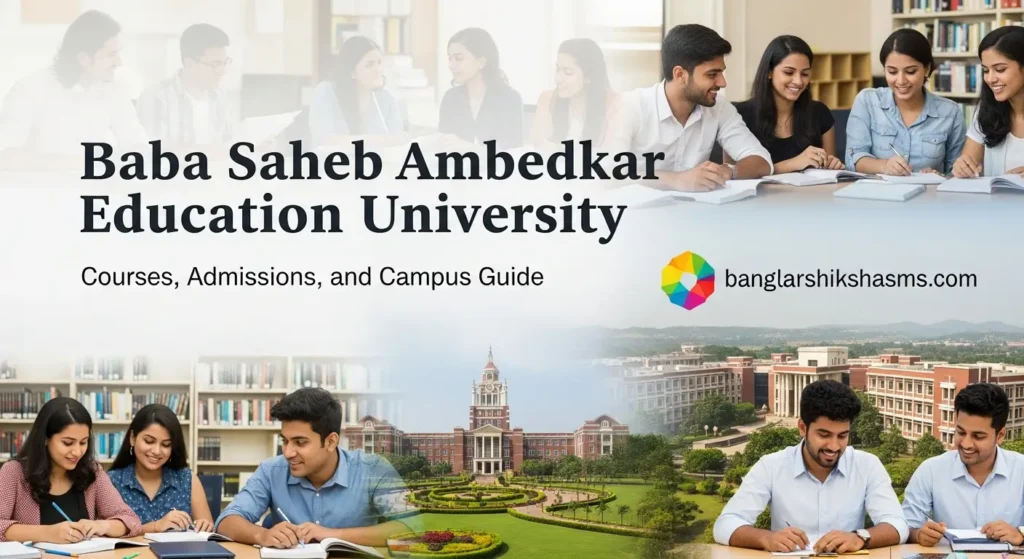 Baba Saheb Ambedkar Education University: Courses, Admissions, and Campus Guide