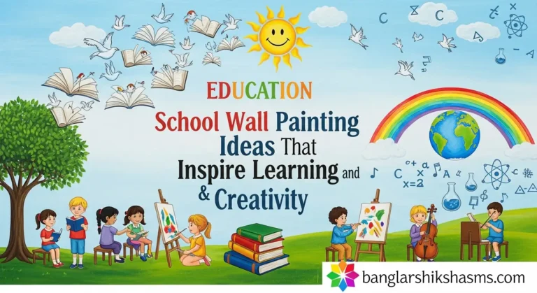 Education School Wall Painting Ideas That Inspire Learning and Creativity