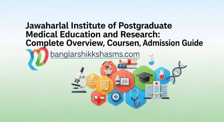 Jawaharlal Institute of Postgraduate Medical Education and Research: Complete Overview, Courses, and Admission Guide