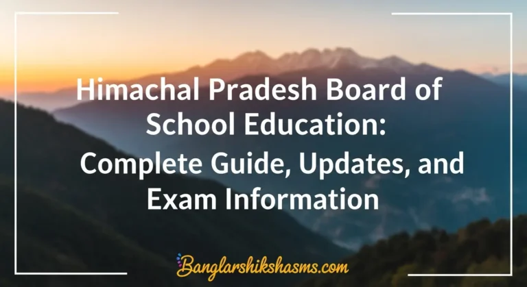 Himachal Pradesh Board of School Education