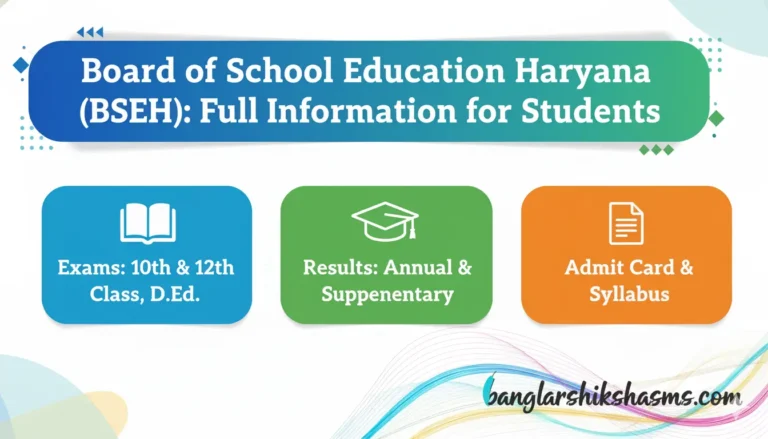 Board of School Education Haryana (BSEH): Full Information for Students Board of School Education Haryana