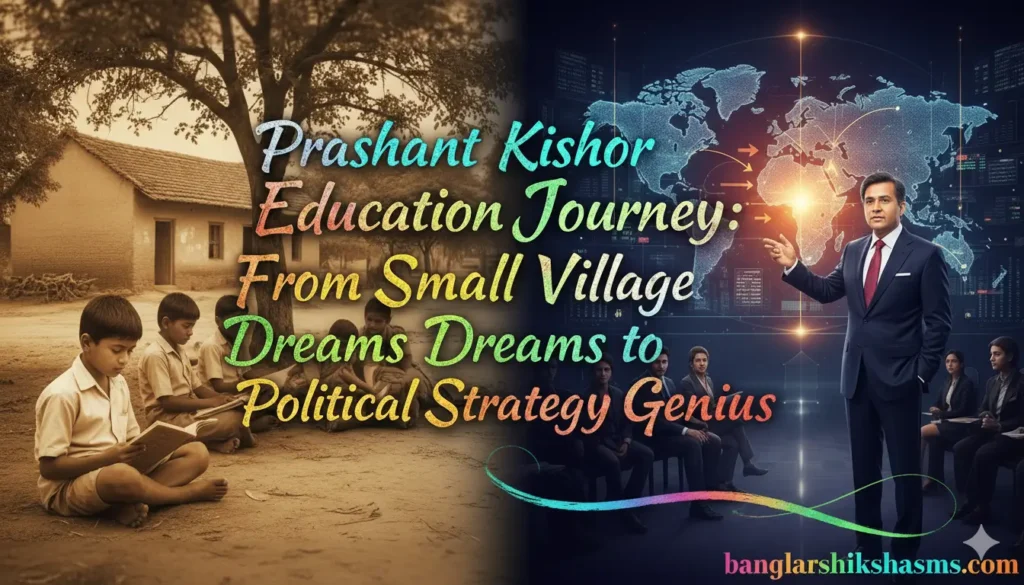 Prashant Kishor Education