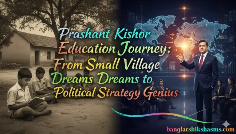 Prashant Kishor Education